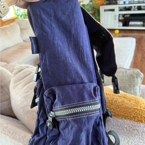 Kipling Sport Backpack in Deep Blue and Gold - Picture 7 of 7